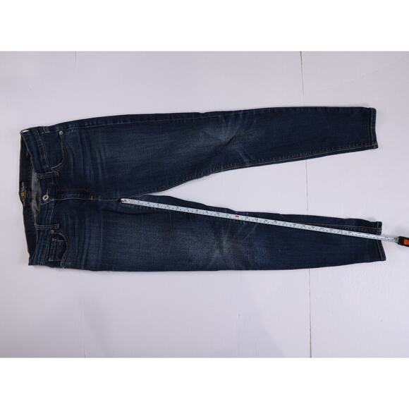 Lucky Brand Women's Brooke Capri Skinny Jeans Dark Wash Blue Sz 4 / 27 - Picture 6 of 11